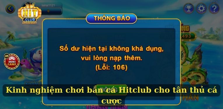 Bắn cá Hitclub - Sảnh dành cho tay chơi nhanh tay lẹ mắt 3 Kinh nghiệm chơi bắn cá Hitclub cho tân thủ cá cược